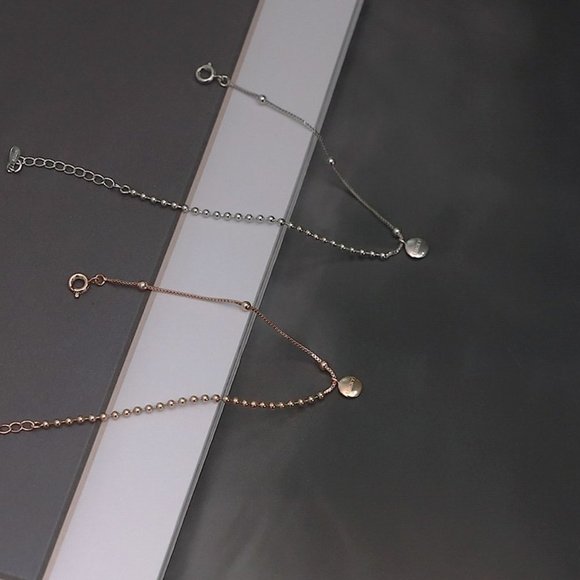 NEW Rose Gold/Sterling Silver Lucky Bead Bracelet - Picture 2 of 8